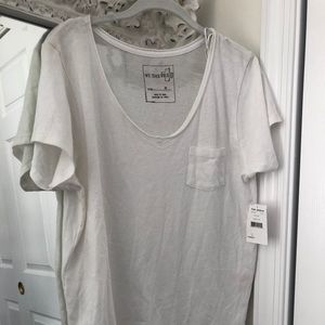 Free People White T Shirt